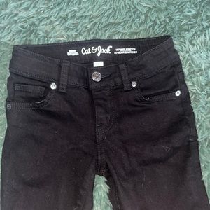 Girls black skinny jeans